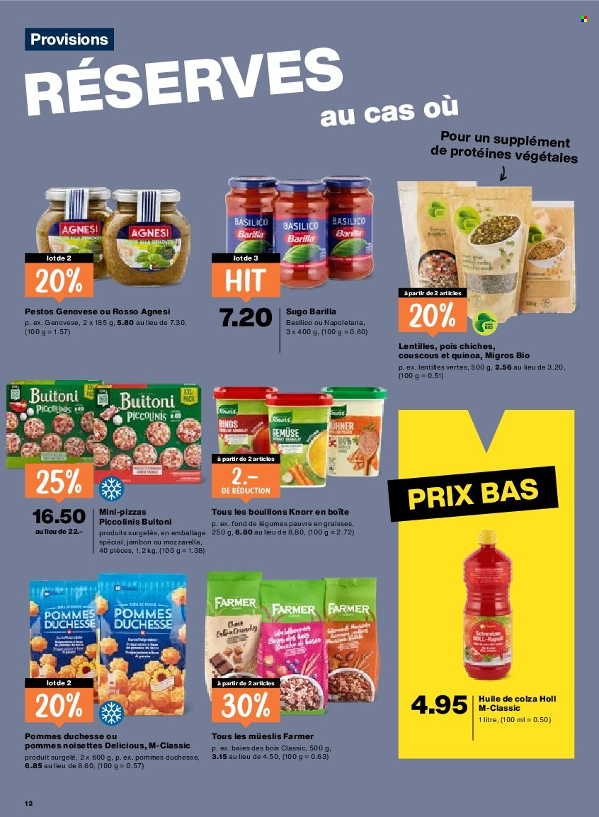 Catalogue Migros - 13.8.2026 - 19.8.2026. Page 12. Page 12