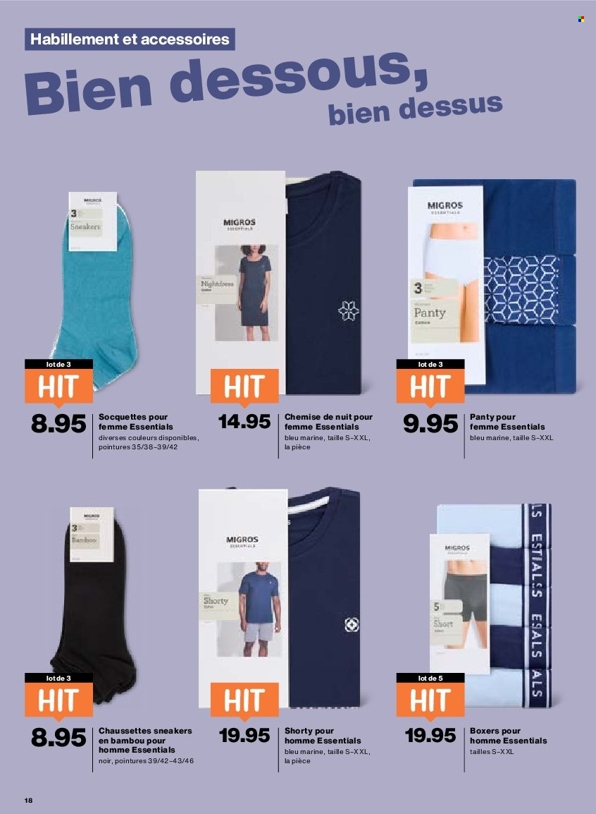 Catalogue Migros - 13.8.2026 - 19.8.2026. Page 18. Page 18