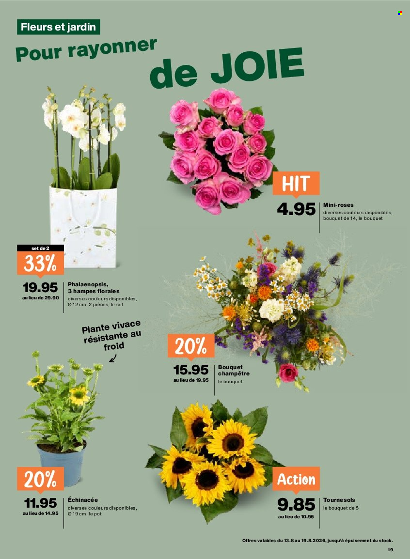 Catalogue Migros - 13.8.2026 - 19.8.2026. Page 19. Page 19
