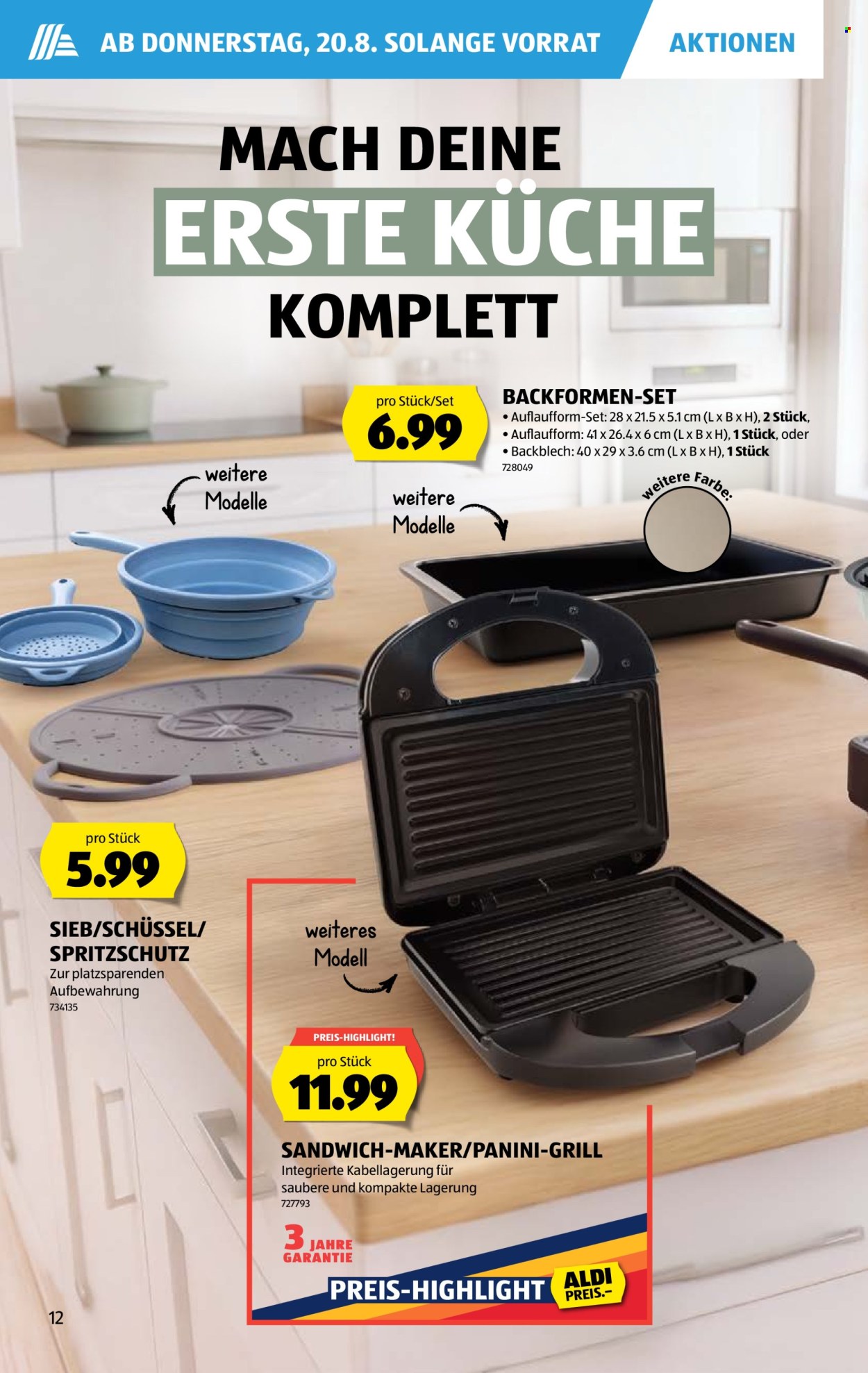 Catalogue Aldi - 20.8.2026 - 26.8.2026. Page 12. Page 12