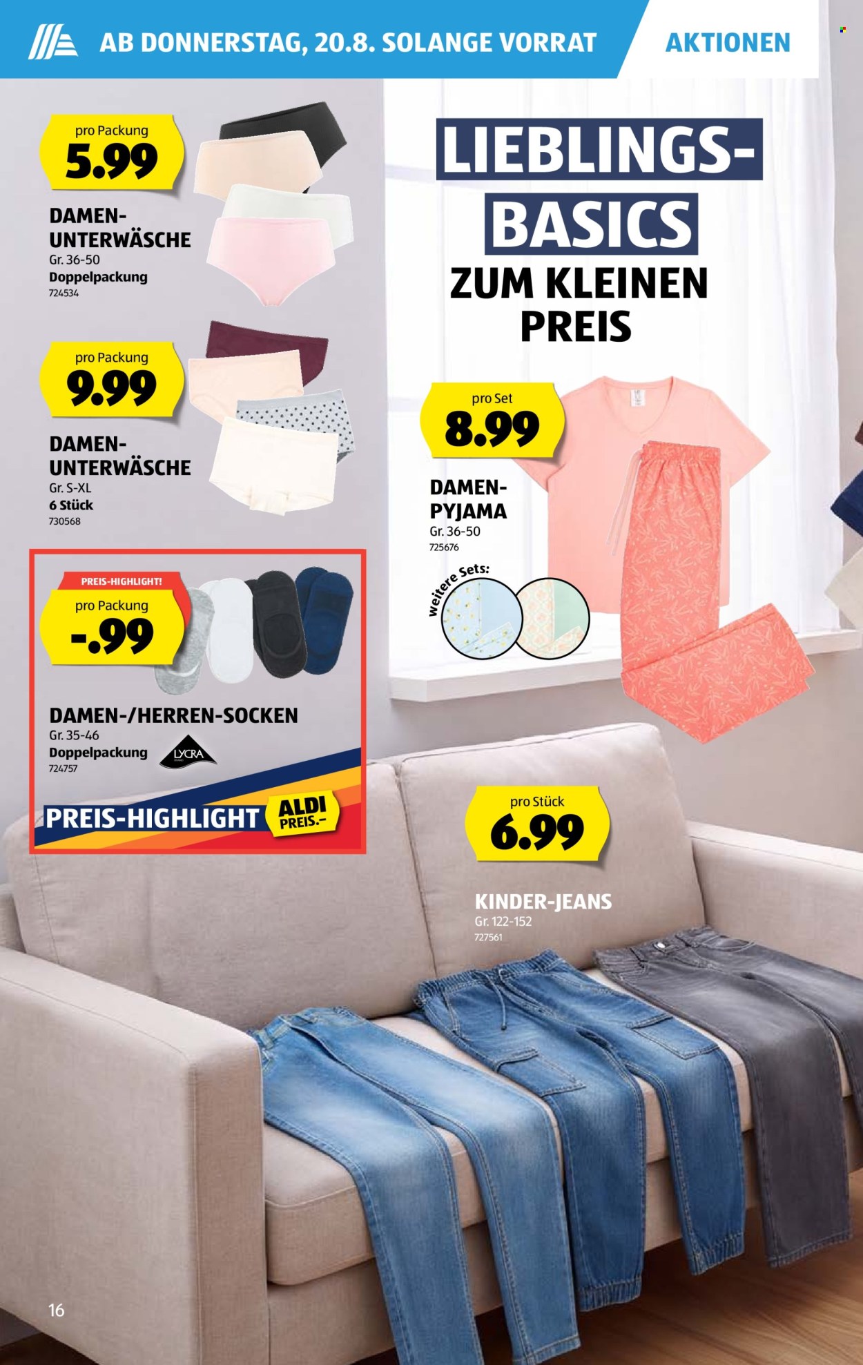 Catalogue Aldi - 20.8.2026 - 26.8.2026. Page 16. Page 16