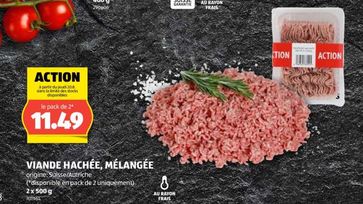 Viande Hachée Mélangée