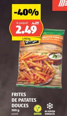 Frites de patates douces
