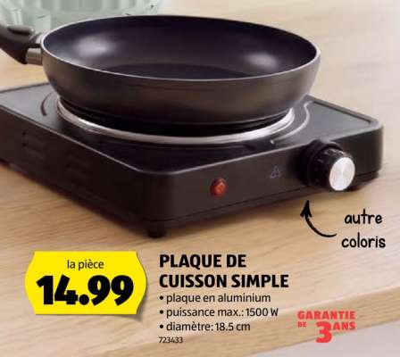 PLAQUE DE CUISSON SIMPLE