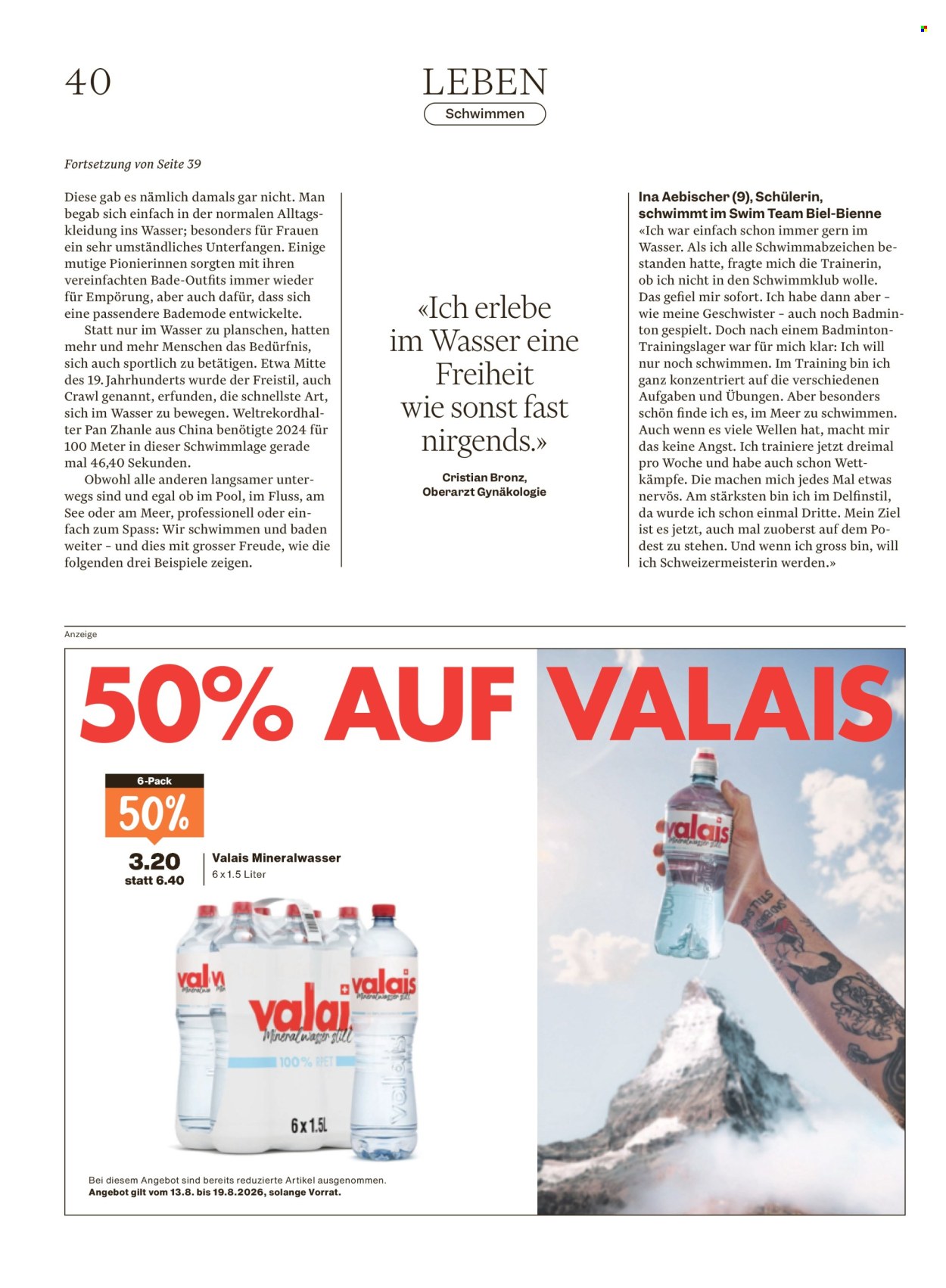 Catalogue Migros - 12.8.2026 - 19.8.2026. Page 40. Page 40