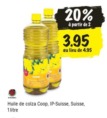 Huile de colza Coop