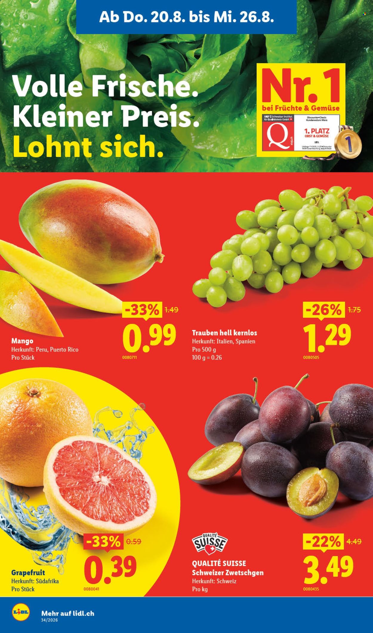 Catalogue Lidl - 20.8.2026 - 26.8.2026. Page 8. Page 8
