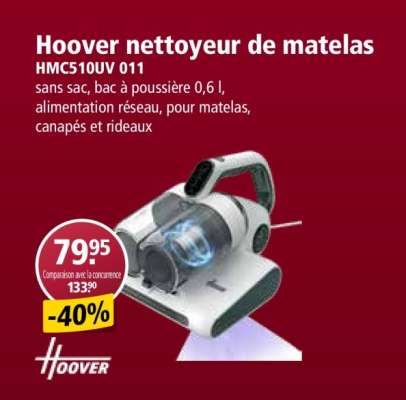 Hoover nettoyeur de matelas
