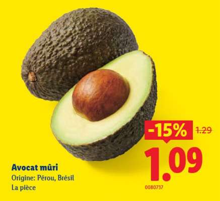 Avocat mûri