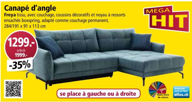 Canapé d'angle