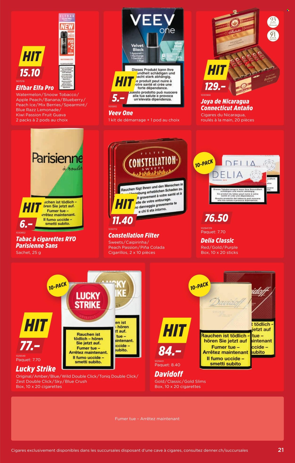 Catalogue Denner - 20.8.2026 - 26.8.2026. Page 21. Page 21