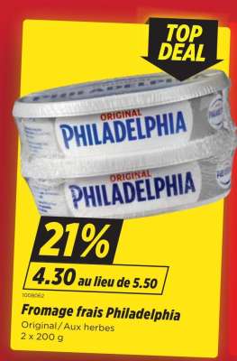 Fromage frais Philadelphia