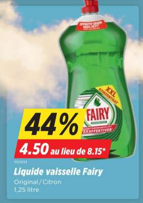 Liquide vaisselle Fairy