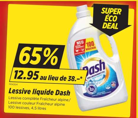 Lessive liquide Dash