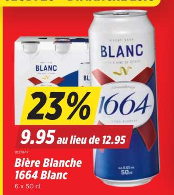 Bière blanche 1664 Blanc