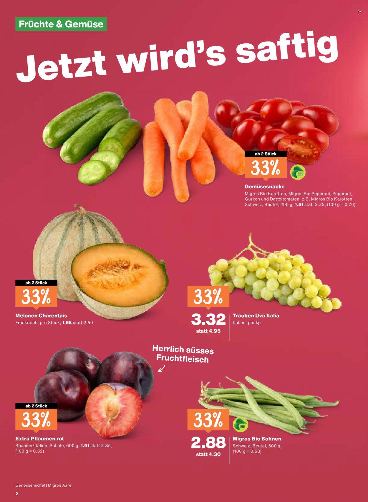Catalogue Migros - 20.8.2026 - 26.8.2026. Page 2. Page 2
