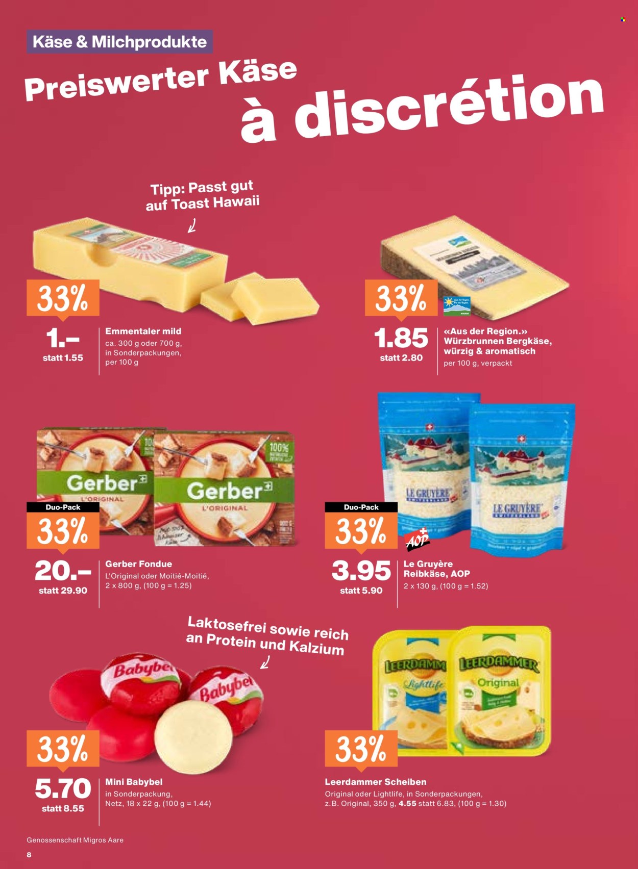 Catalogue Migros - 20.8.2026 - 26.8.2026. Page 8. Page 8