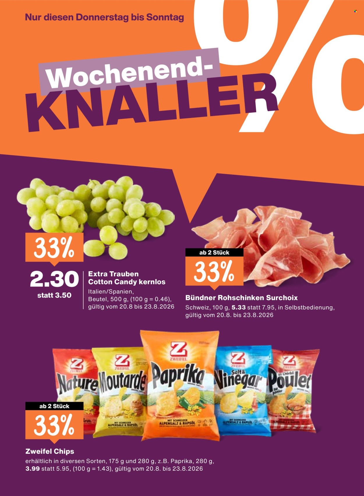 Catalogue Migros - 20.8.2026 - 26.8.2026. Page 20. Page 20