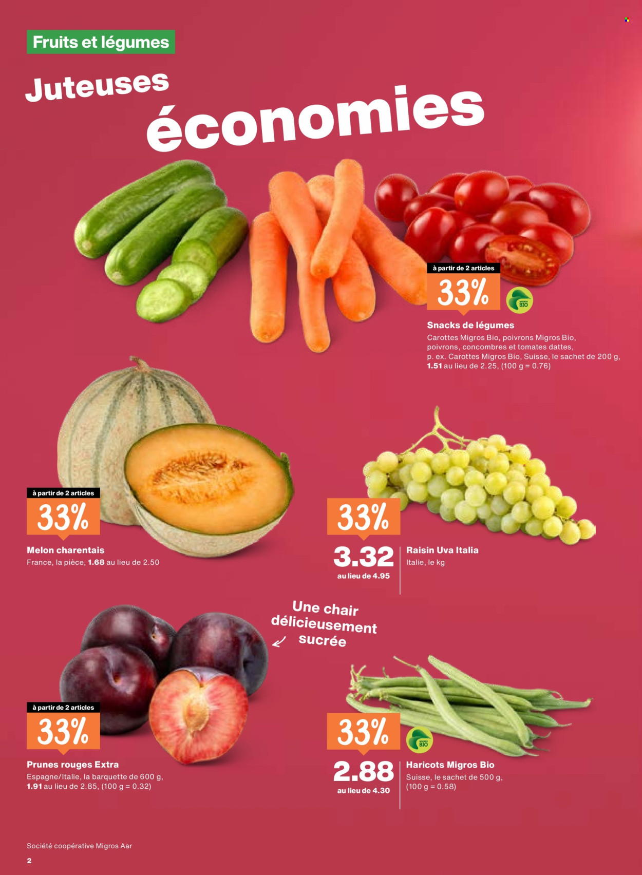 Catalogue Migros - 20.8.2026 - 26.8.2026. Page 2. Page 2