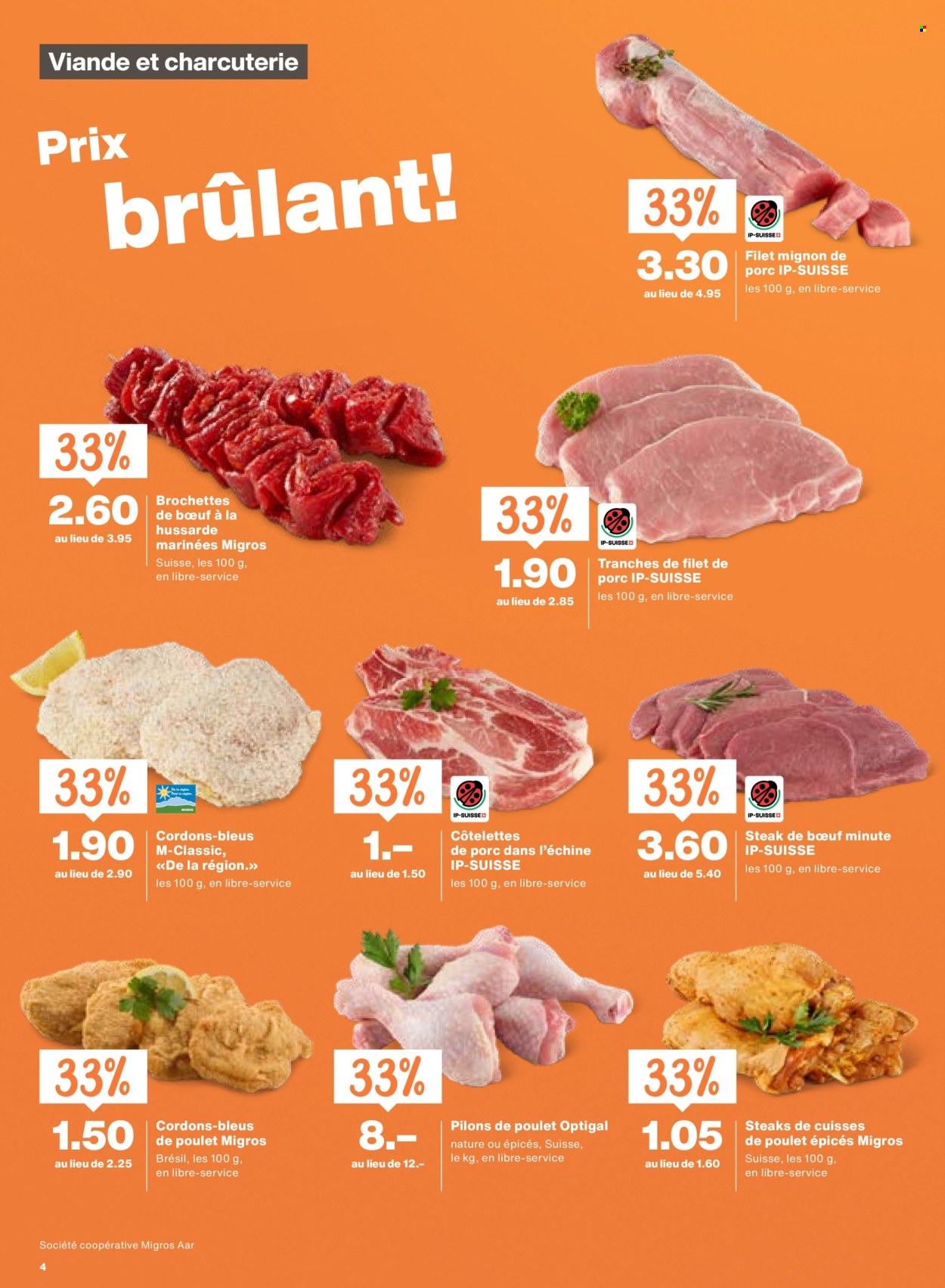 Catalogue Migros - 20.8.2026 - 26.8.2026. Page 4. Page 4