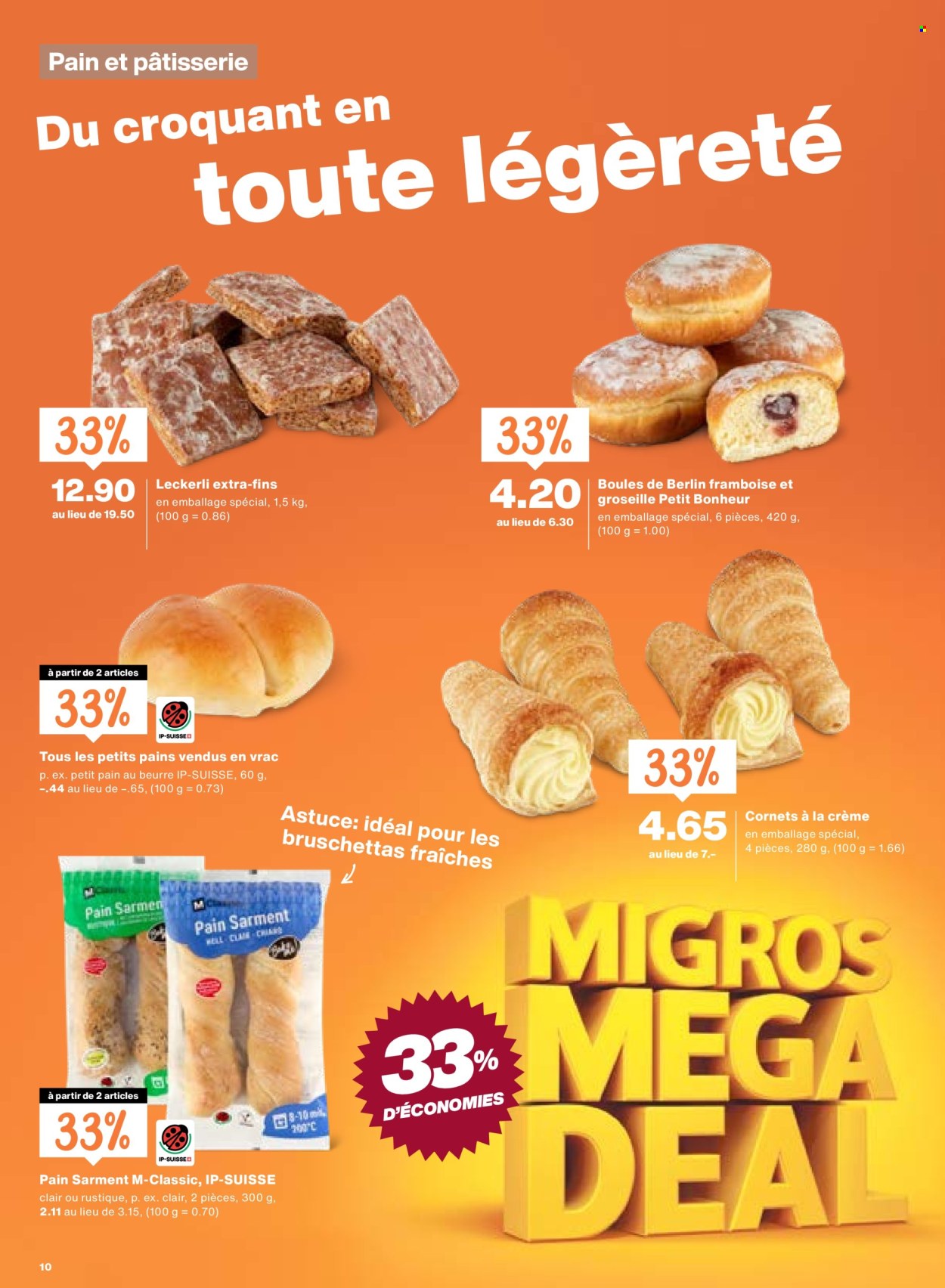 Catalogue Migros - 20.8.2026 - 26.8.2026. Page 10. Page 10