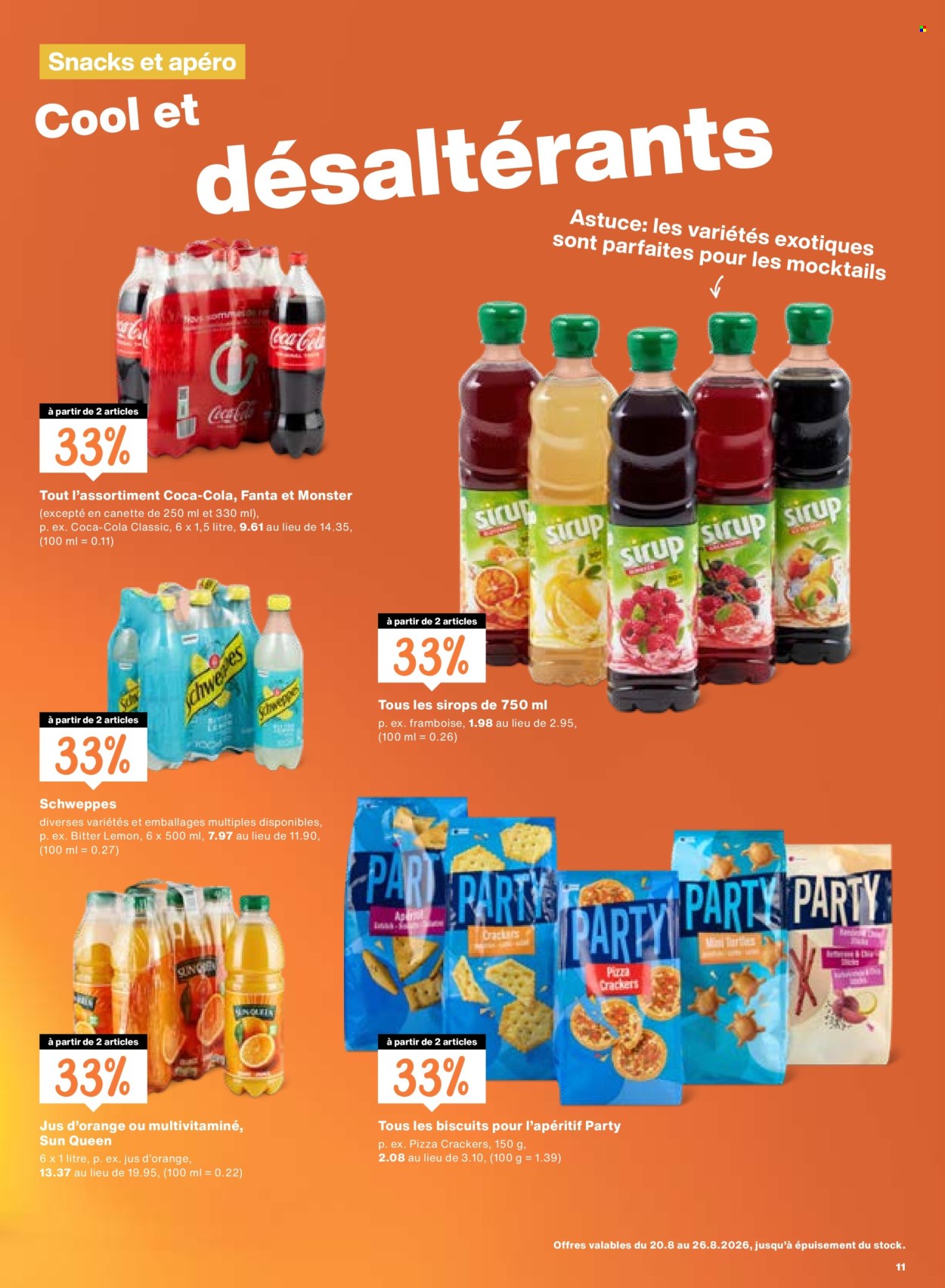 Catalogue Migros - 20.8.2026 - 26.8.2026. Page 11. Page 11