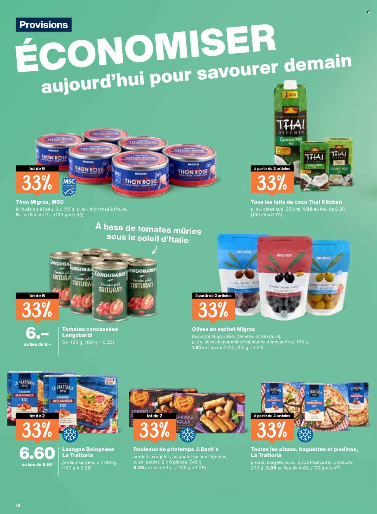 Catalogue Migros - 20.8.2026 - 26.8.2026. Page 12. Page 12