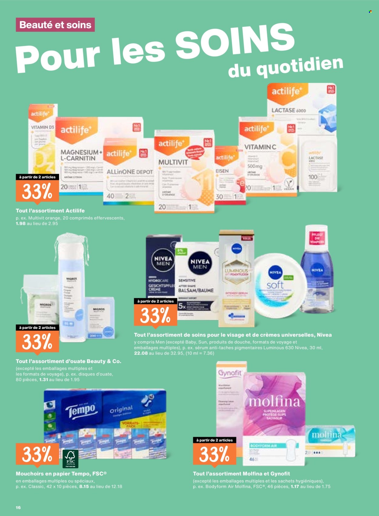 Catalogue Migros - 20.8.2026 - 26.8.2026. Page 16. Page 16