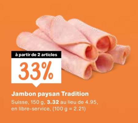 Jambon paysan Tradition