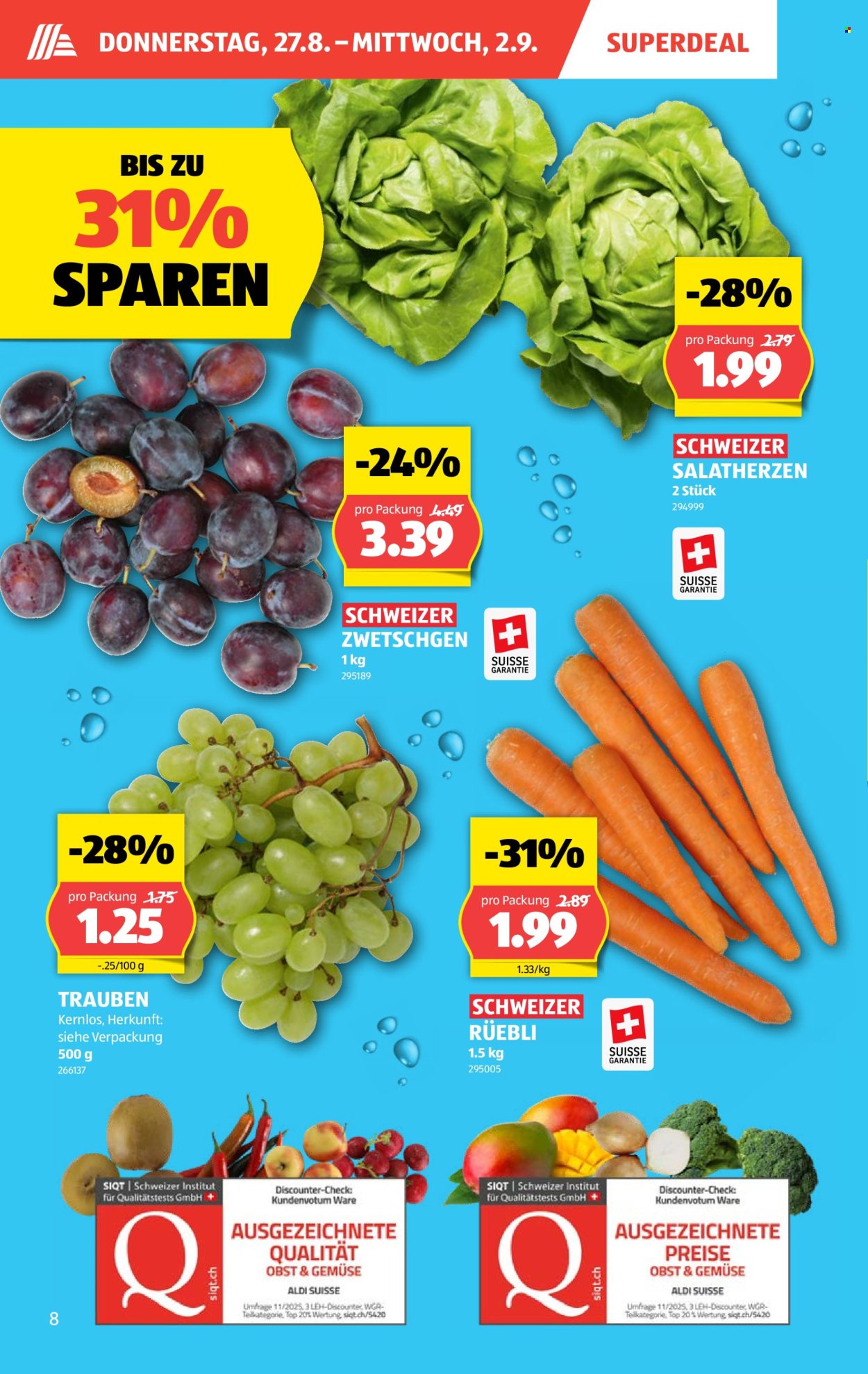 Catalogue Aldi - 27.8.2026 - 2.9.2026. Page 8. Page 8