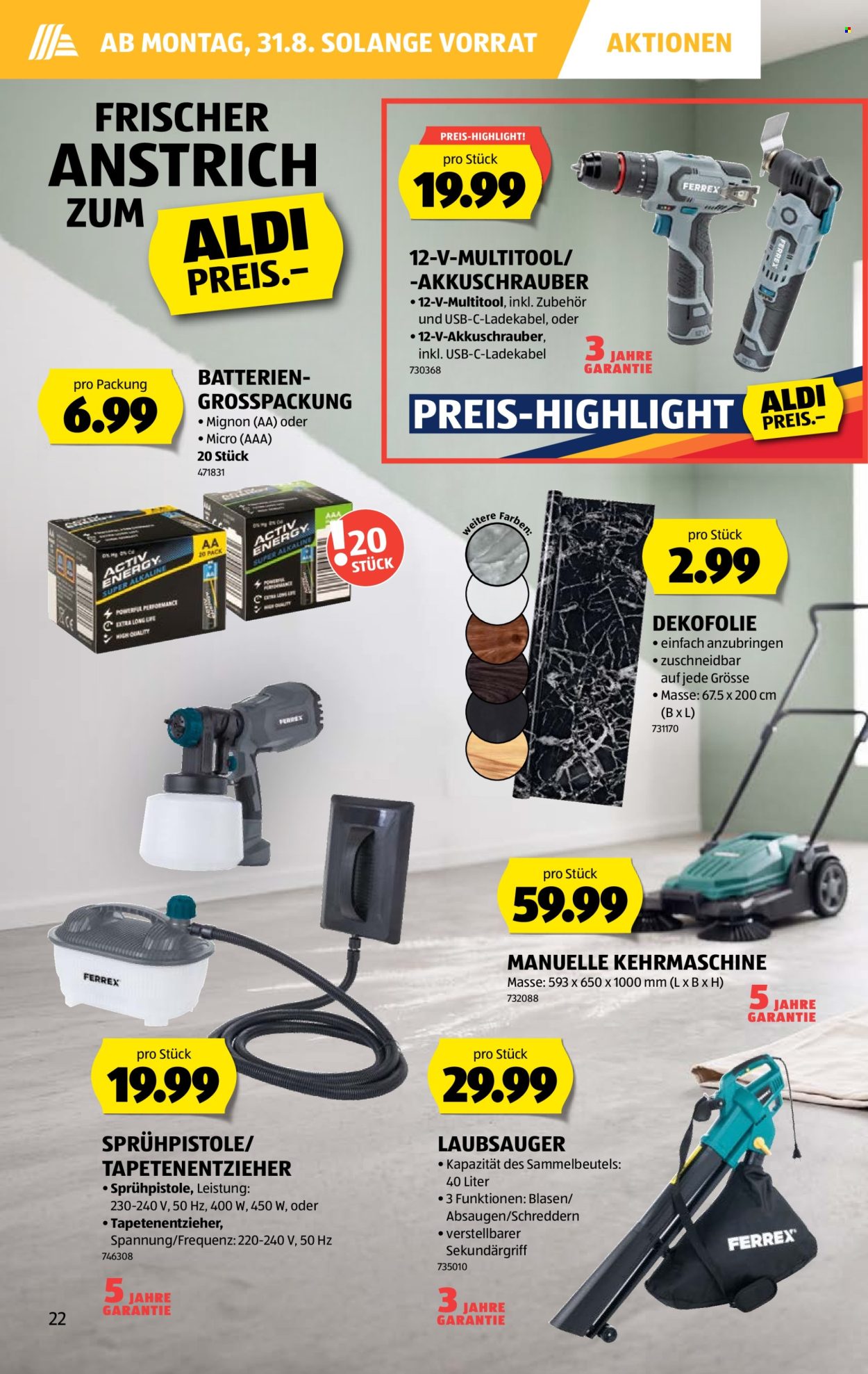 Catalogue Aldi - 27.8.2026 - 2.9.2026. Page 22. Page 22
