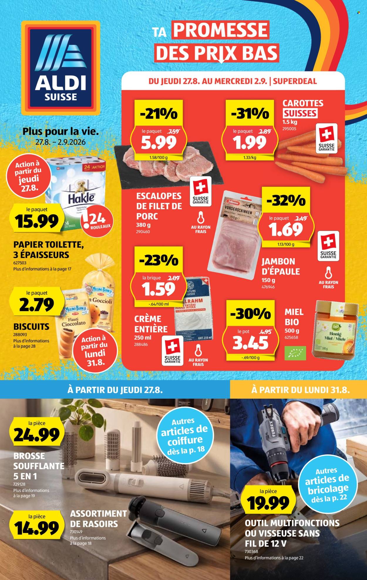 Catalogue Aldi - 27.8.2026 - 2.9.2026. Page 1. Page 1