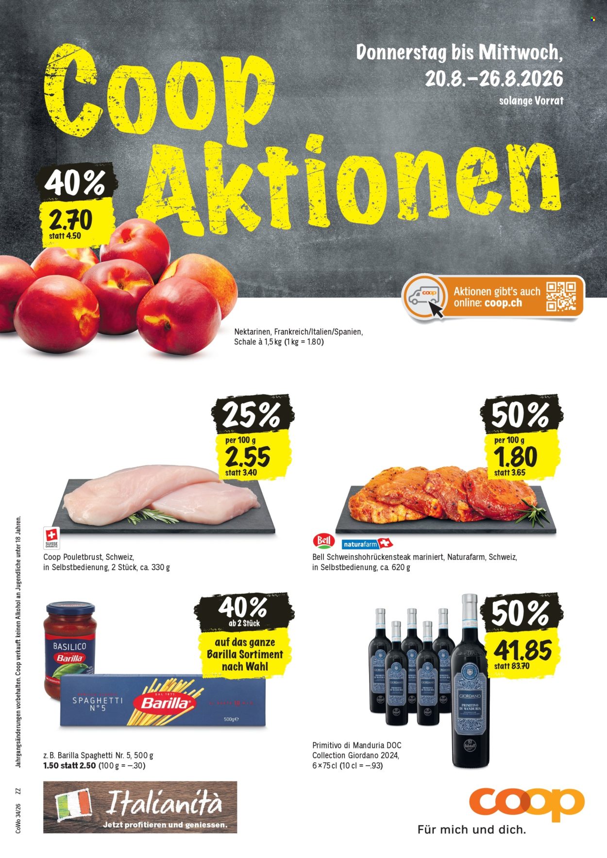 Catalogue Coop - 20.8.2026 - 26.8.2026. Page 1. Page 1