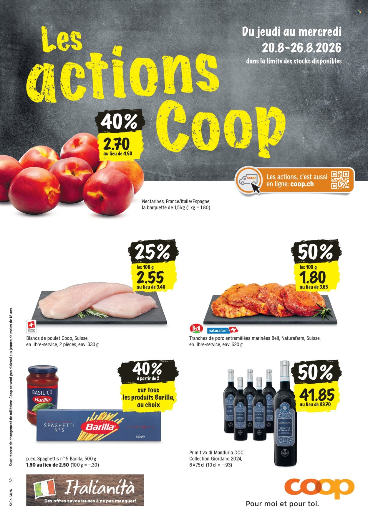 Catalogue Coop - 20.8.2026 - 26.8.2026. Page 1. Page 1