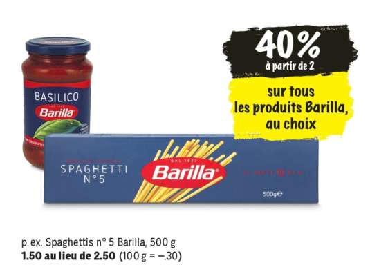 Spaghettis n° 5 Barilla