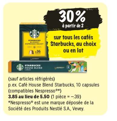 Café House Blend Starbucks, 10 capsules