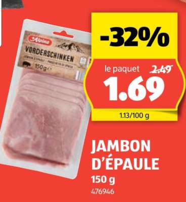 JAMBON D'ÉPAULE