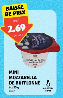 MINI MOZZARELLA DE BUFFLONNE