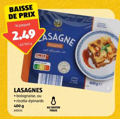 LASAGNES