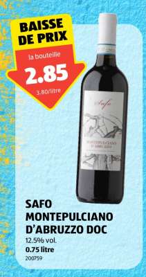 SAFO MONTEPULCIANO D’ABRUZZO DOC