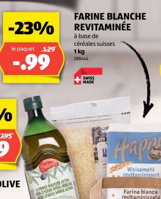 Farine blanche revitaminée