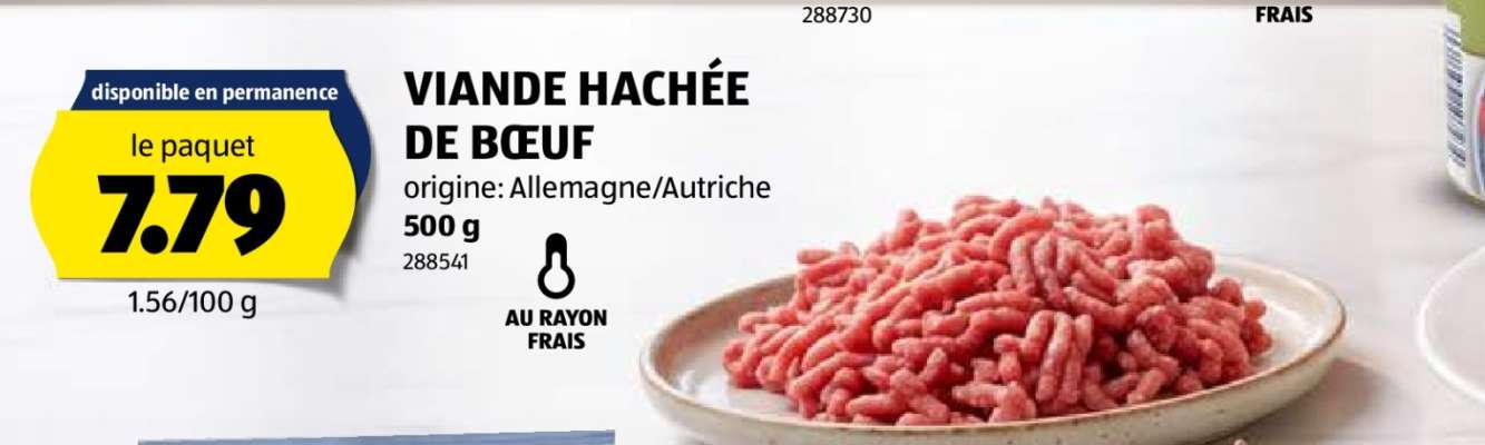 Viande hachée de bœuf
