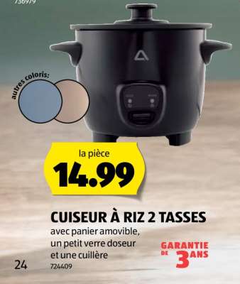 CUISEUR À RIZ 2 TASSES