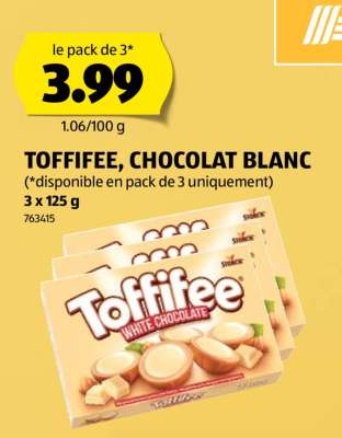 TOFFIFEE CHOCOLAT BLANC