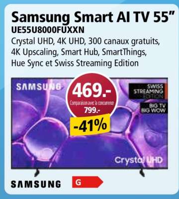 Samsung Smart AI TV 55”