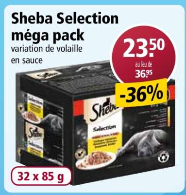 Sheba sélection méga pack