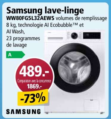 Samsung lave-linge