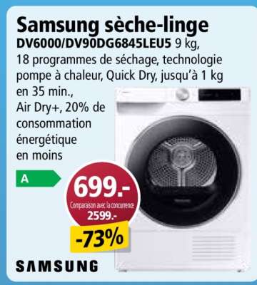 Samsung sèche-linge