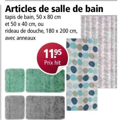 Articles de salle de bain