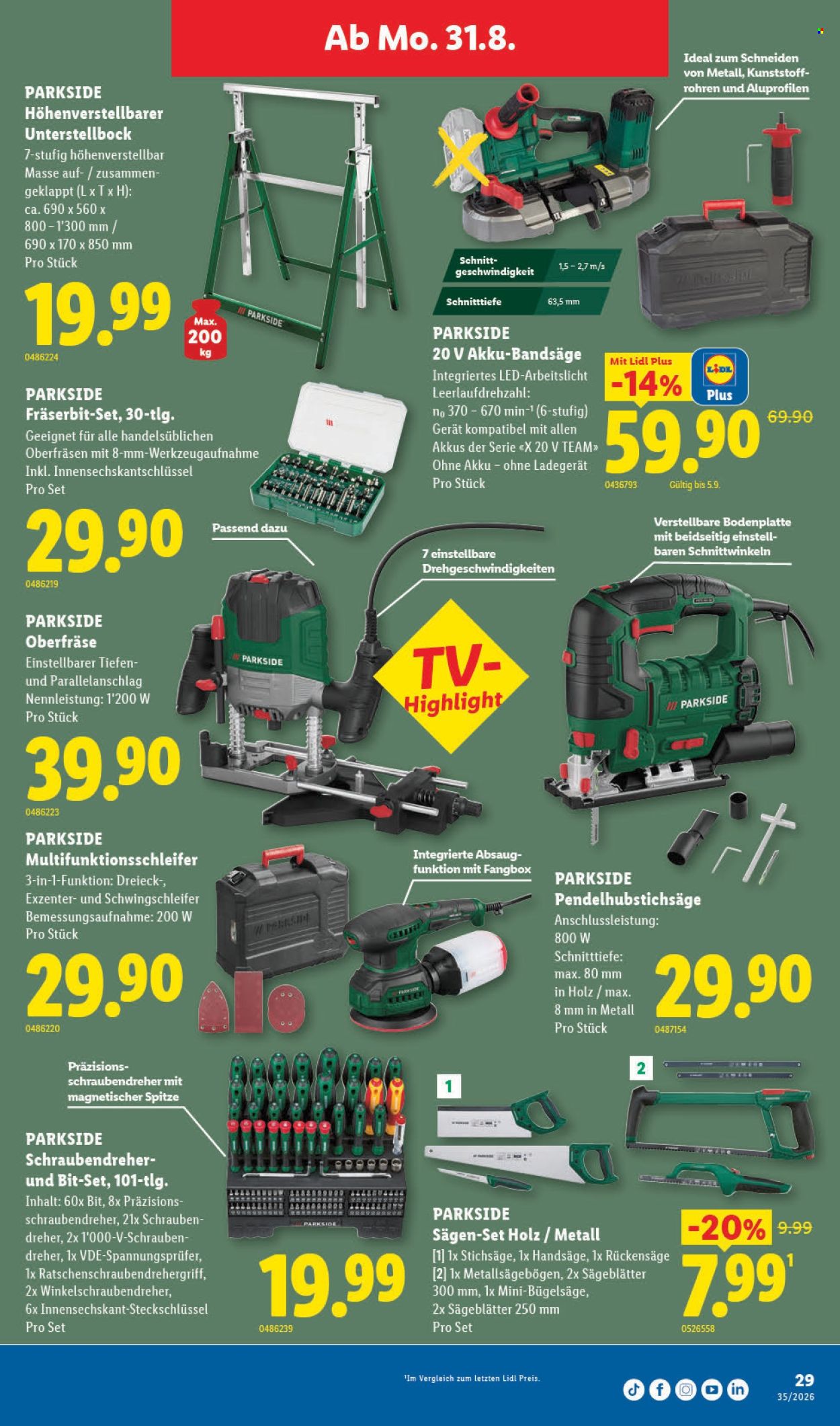 Catalogue Lidl - 27.8.2026 - 2.9.2026. Page 33. Page 33